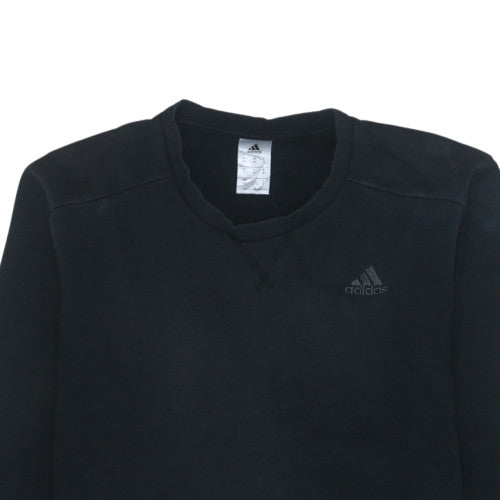 Adidas Men's Black Fleece Pullover Sweatshirt Size M