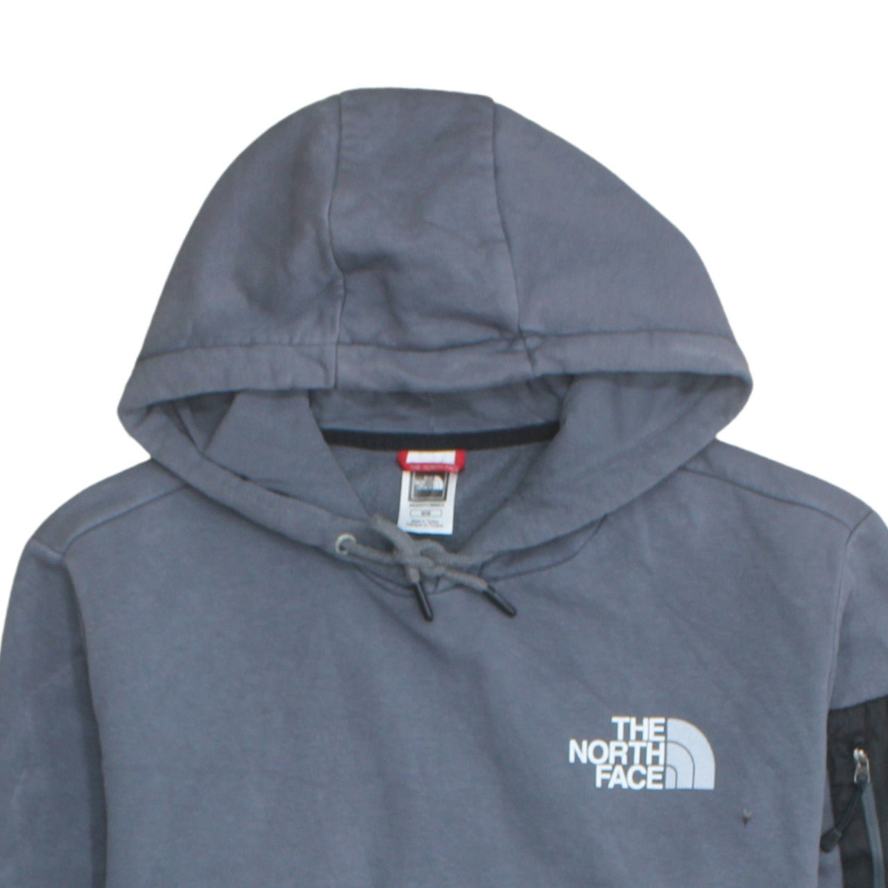 The North Face Men's Blue Pullover Hoodie M Hooded Logo Pocket