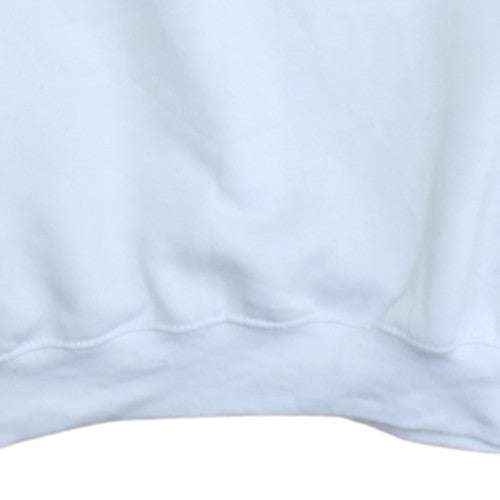 Champion Men's White Large Crew Neck Pullover Sweatshirt