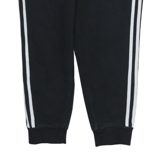 Adidas Men Black Joggers M Regular Fit Cotton Blend Sports Trousers