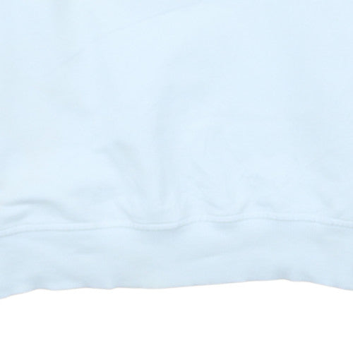 Ellesse Mens White Crew Neck Pullover Sweatshirt L