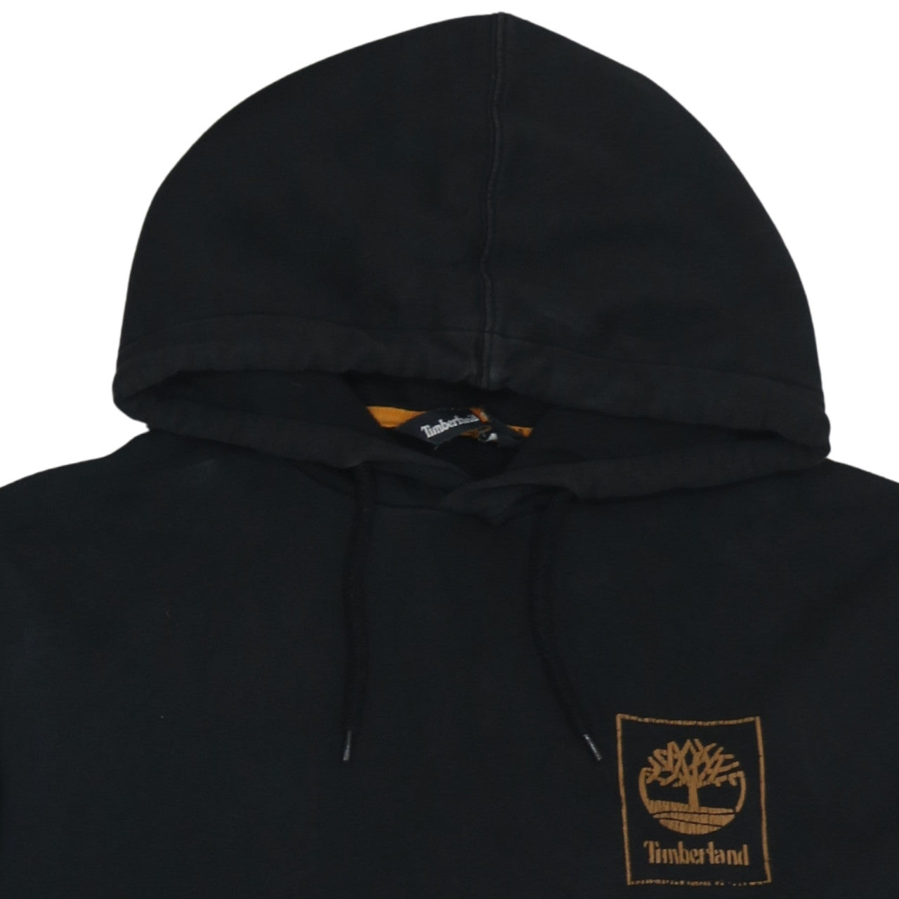 Timberland Men's Black Regular Fit Graphic Hoodie Size M