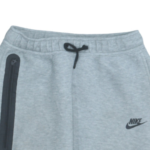 Nike Boys Grey Jogger Sweatpants L 147-158cm Elastic Waist Zip Pocket
