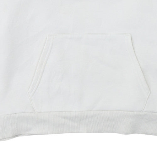 Puma Women's White Pullover Hoodie Medium Cotton Fleece Casual
