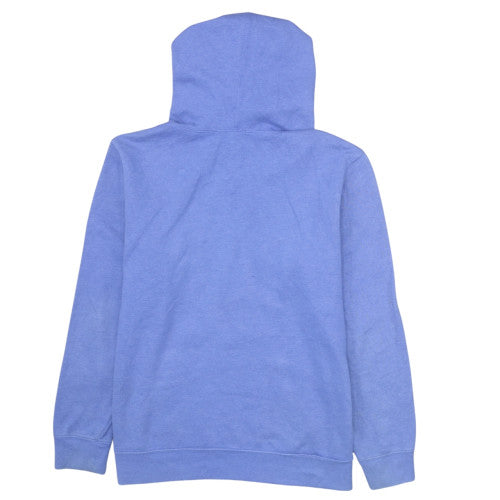 Gap Women Blue Pullover Hoodie L Cotton Blend Soft Fleece