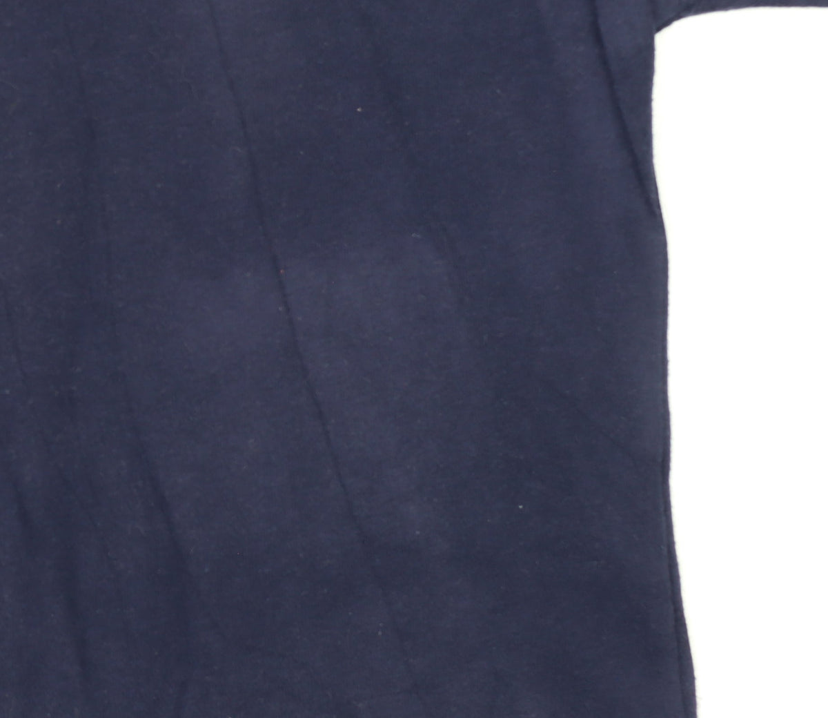 Gap Women Navy Blue Tall Sweatshirt L Logo Crew Neck Casual