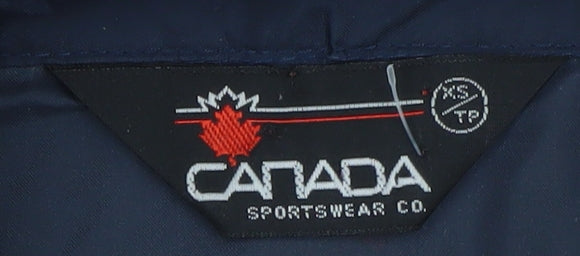 Canada Sportswear Co. Men's Blue XS Windbreaker Jacket