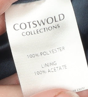 Cotswold Collections Women Blue Size 14 Classic Blazer Jacket
