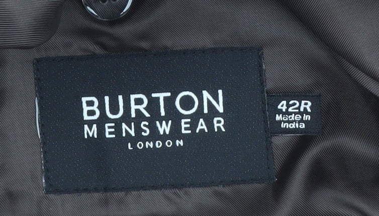 Burton Menswear London Men's Brown 42R Classic Blazer Jacket