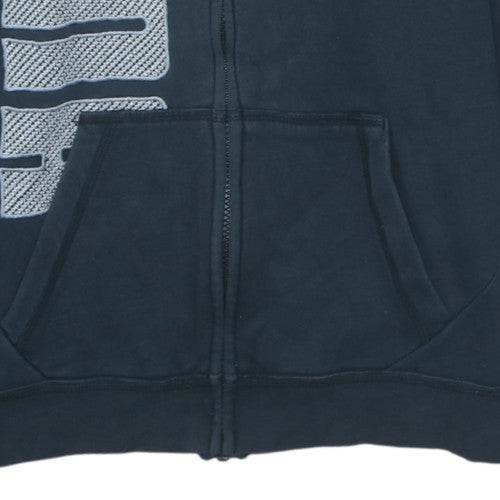 Puma Boys Blue Full Zip Hoodie Size 14 (164) Cotton Blend