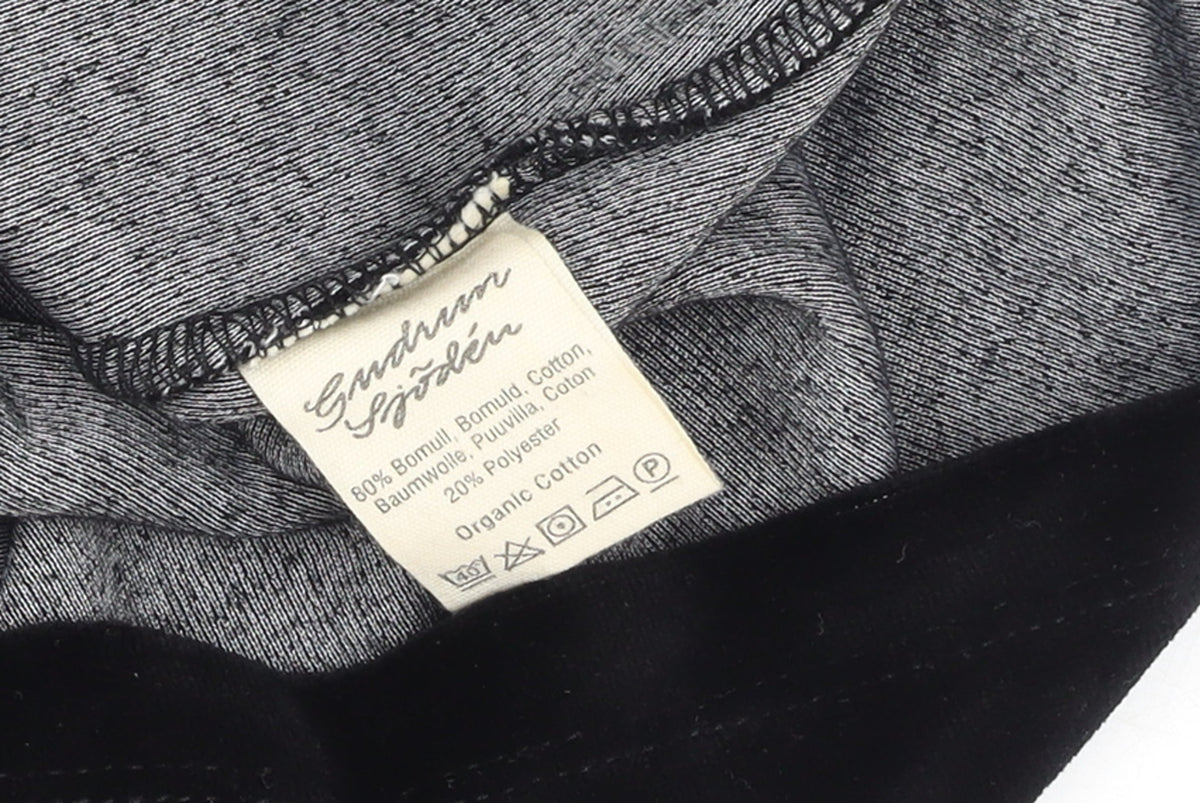 Gudrun Sjödén Women’s Black Velvet Knee Length Pencil Skirt 2XL