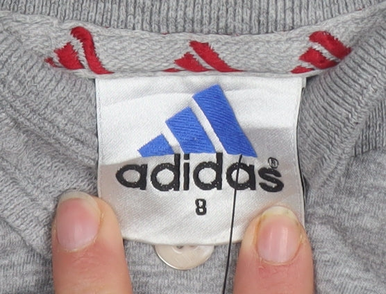 Adidas Mens Grey Polo Shirt Size L Cotton Blend Golf Sportswear