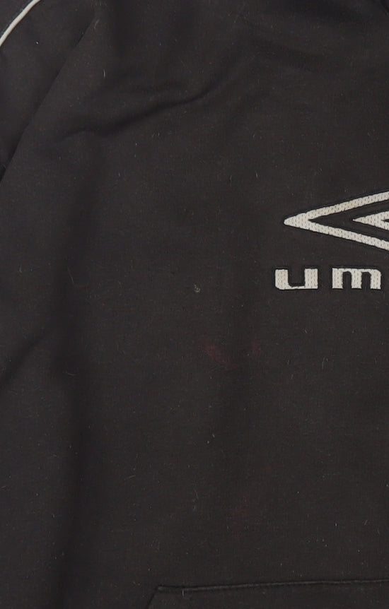 Umbro Men's Black 2XL Pullover Hoodie Fleece Sportswear