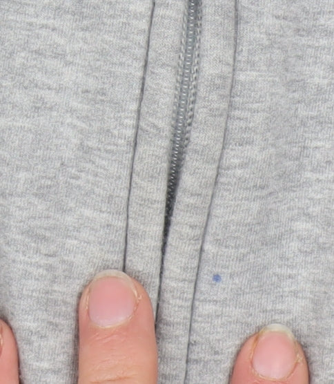 Olympus Sport Womens Grey Full Zip Hoodie Size 18 Cotton Blend