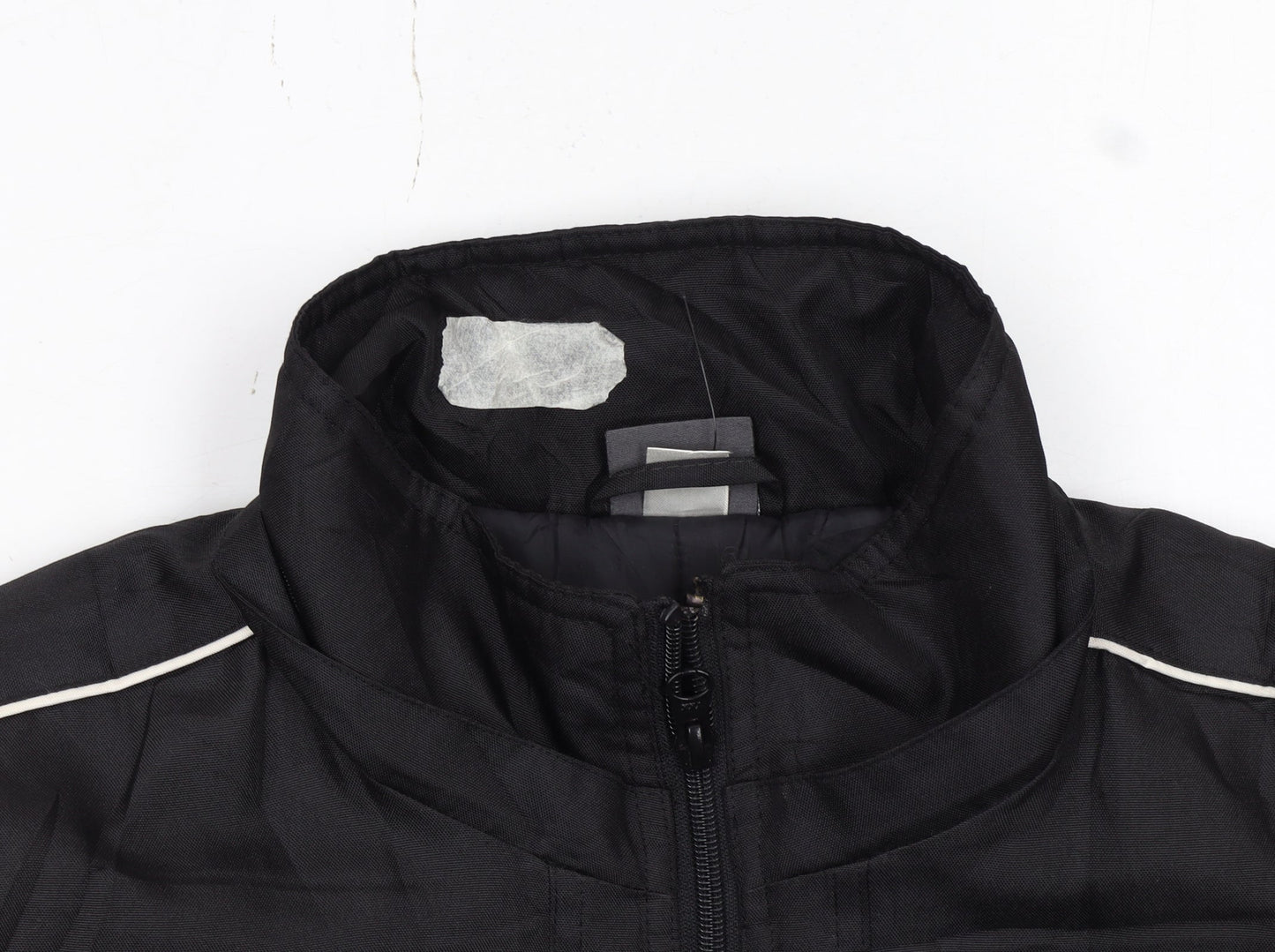 Umbro Men's Black L Track Jacket Full Zip Polyester Sportswear