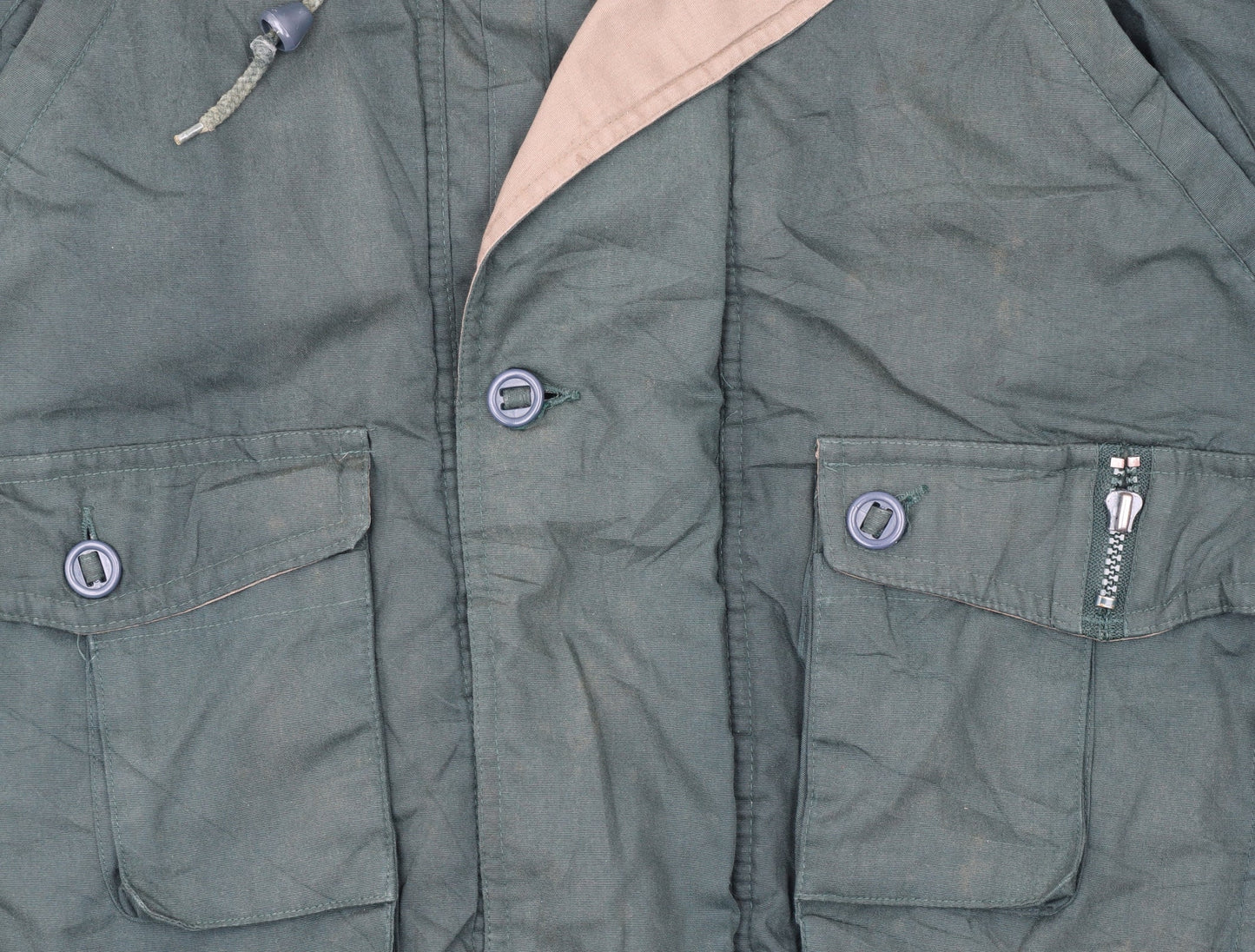 Star Sport Men’s Green Military Cotton Nylon Jacket M