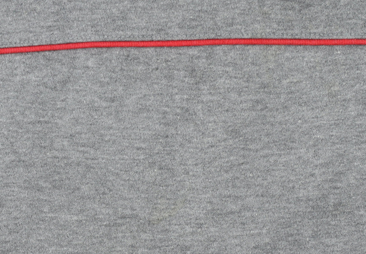 Reebok Men's Grey 2XL 1/4 Zip Pullover Sweatshirt