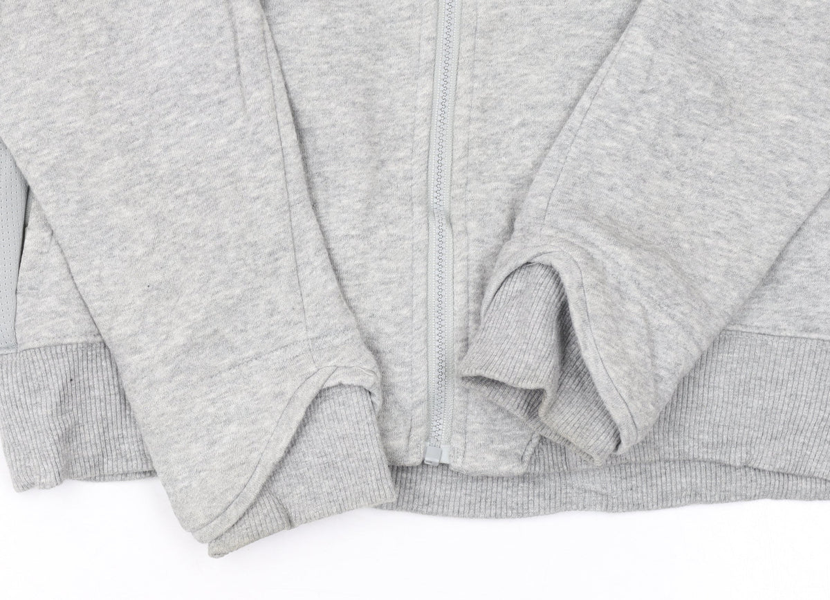 Umbro Women’s Grey Full Zip Hoodie Size 14 Cotton Blend Sportswear