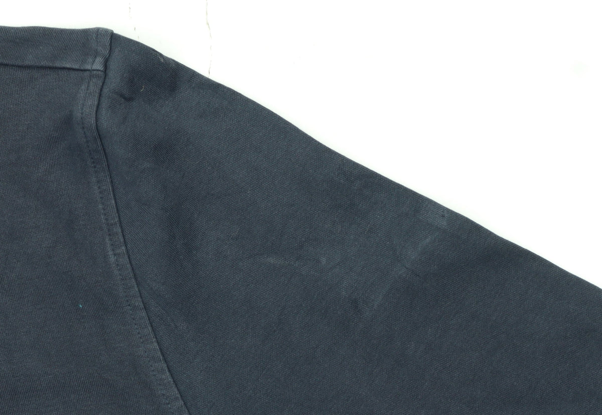 Calvin Klein Men's Blue Quarter Zip Sweatshirt Size L Regular Fit