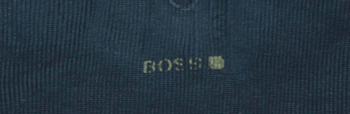 Hugo Boss Men's Black Long Sleeve Cotton Crew Neck T-Shirt Size S