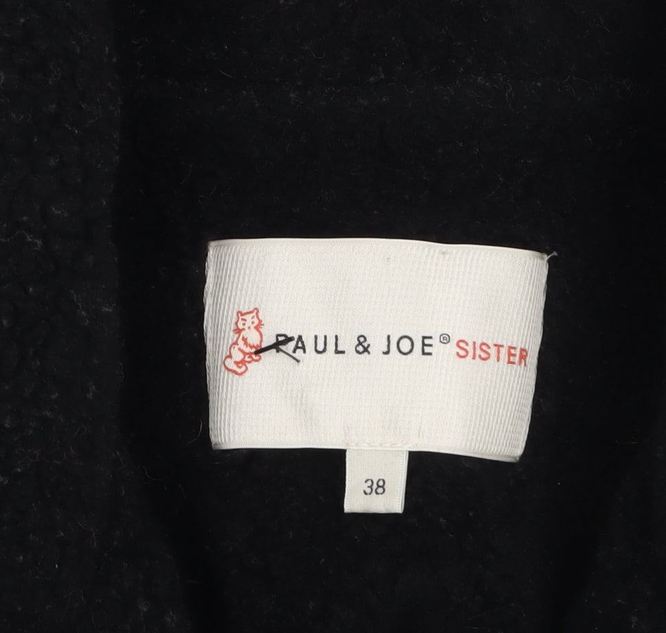 Paul & Joe Sister Women's Black Long Puffer Coat Size 10