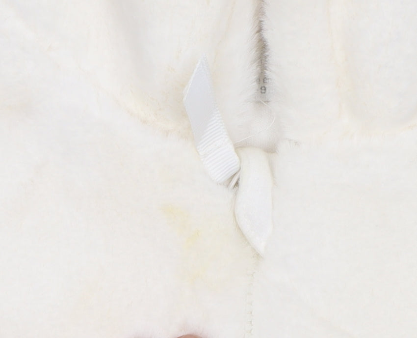 Mamas & Papas Unisex Ivory 6-9 Months Hooded Snowsuit with Padded Lining