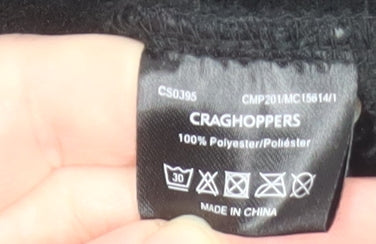 Craghoppers Men's Black Fleece Full Zip Jacket Size S