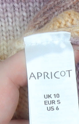 Apricot Women's Multicoloured Striped Jumper Dress UK 10