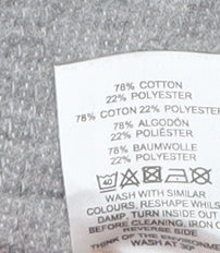 ASOS Women’s Grey Long Sleeve Basic Jersey Top Size 12