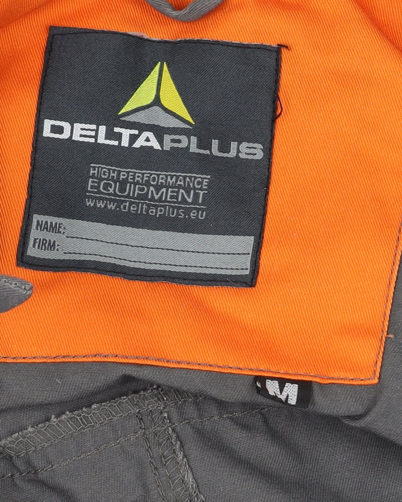 Deltaplus Men's Grey Cargo Workwear Trousers M Regular Fit