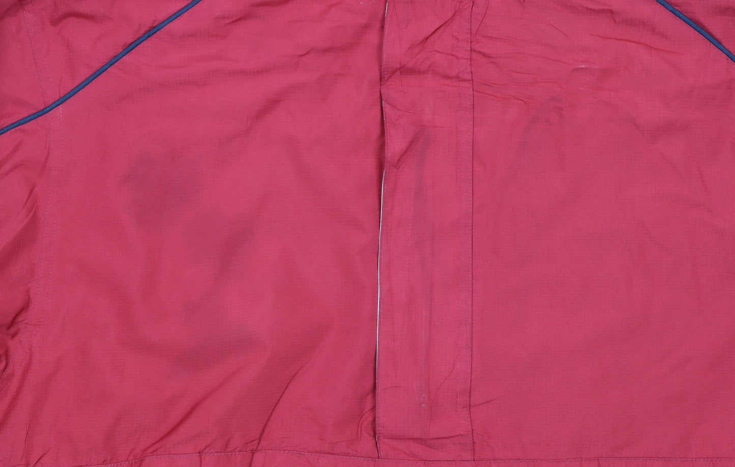 Umbro Men's Red L Windbreaker Jacket Reflective Sportswear