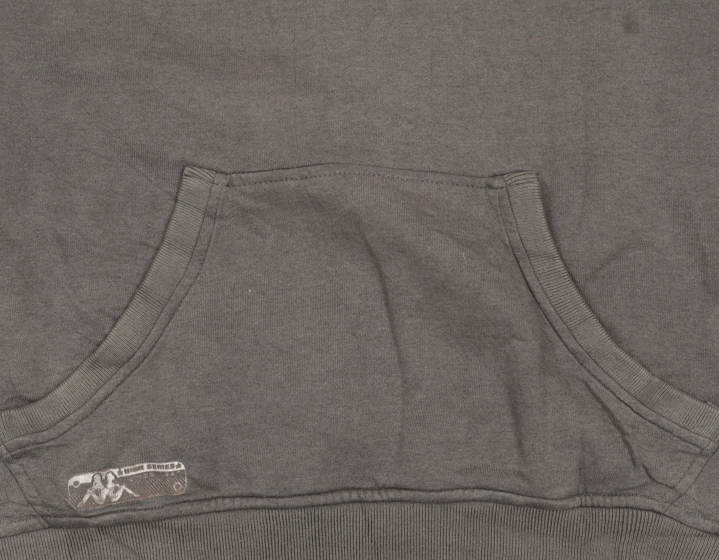 Kappa Men's Grey 2XL Pullover Hoodie Sports Logo Sweatshirt