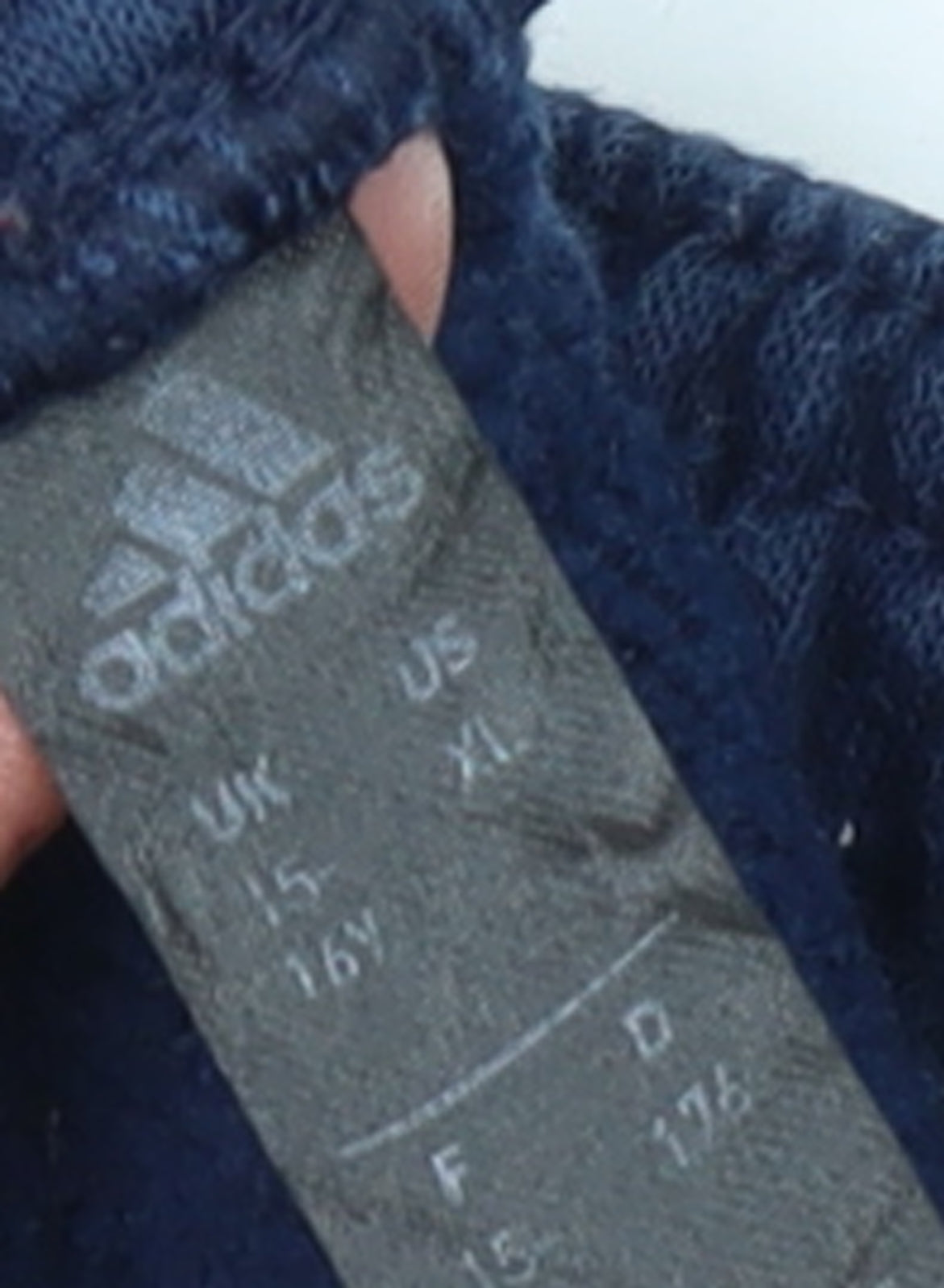 Adidas Teens Blue XL Jogger Sweatpants with Stripes