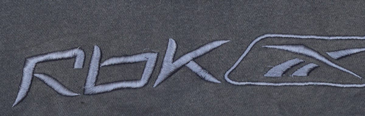 Reebok Men's Blue Embroidered Pullover Hoodie Size S