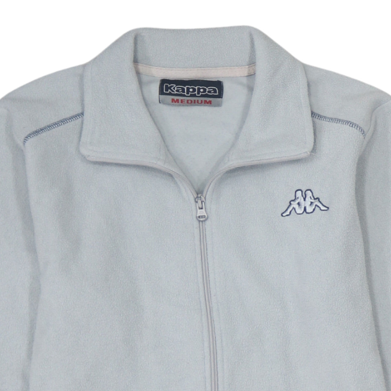 Kappa Women Grey Fleece Full Zip Jacket Size M