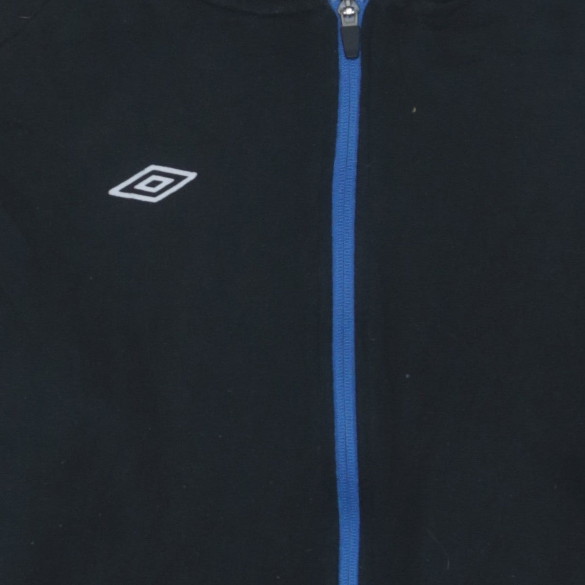 Umbro Men's Black Full Zip Hoodie L Sports Casual Fleece