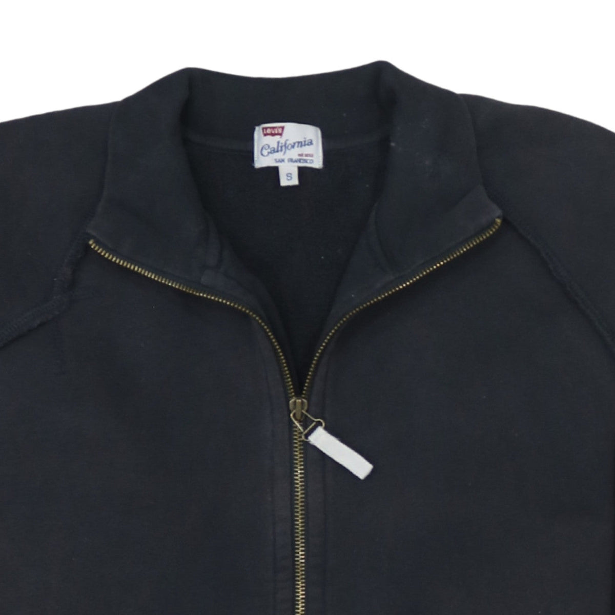 Levi's California Men's Black Size S Cotton Full Zip Track Jacket