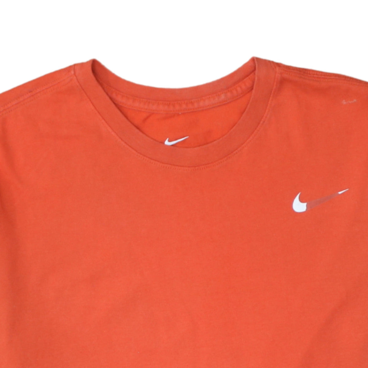 Nike Men's Orange Dri-FIT Crew Neck Short Sleeve T-Shirt Size M