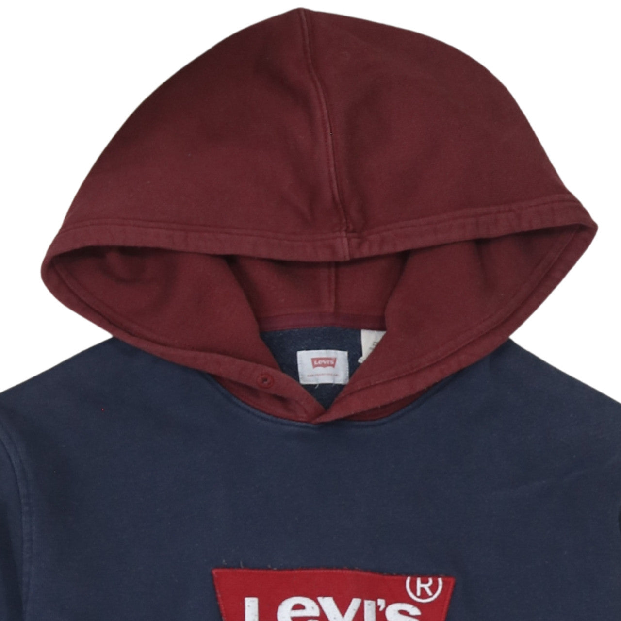 Levi's Men's Blue Pullover Hoodie 2XL Logo Graphic Sweatshirt