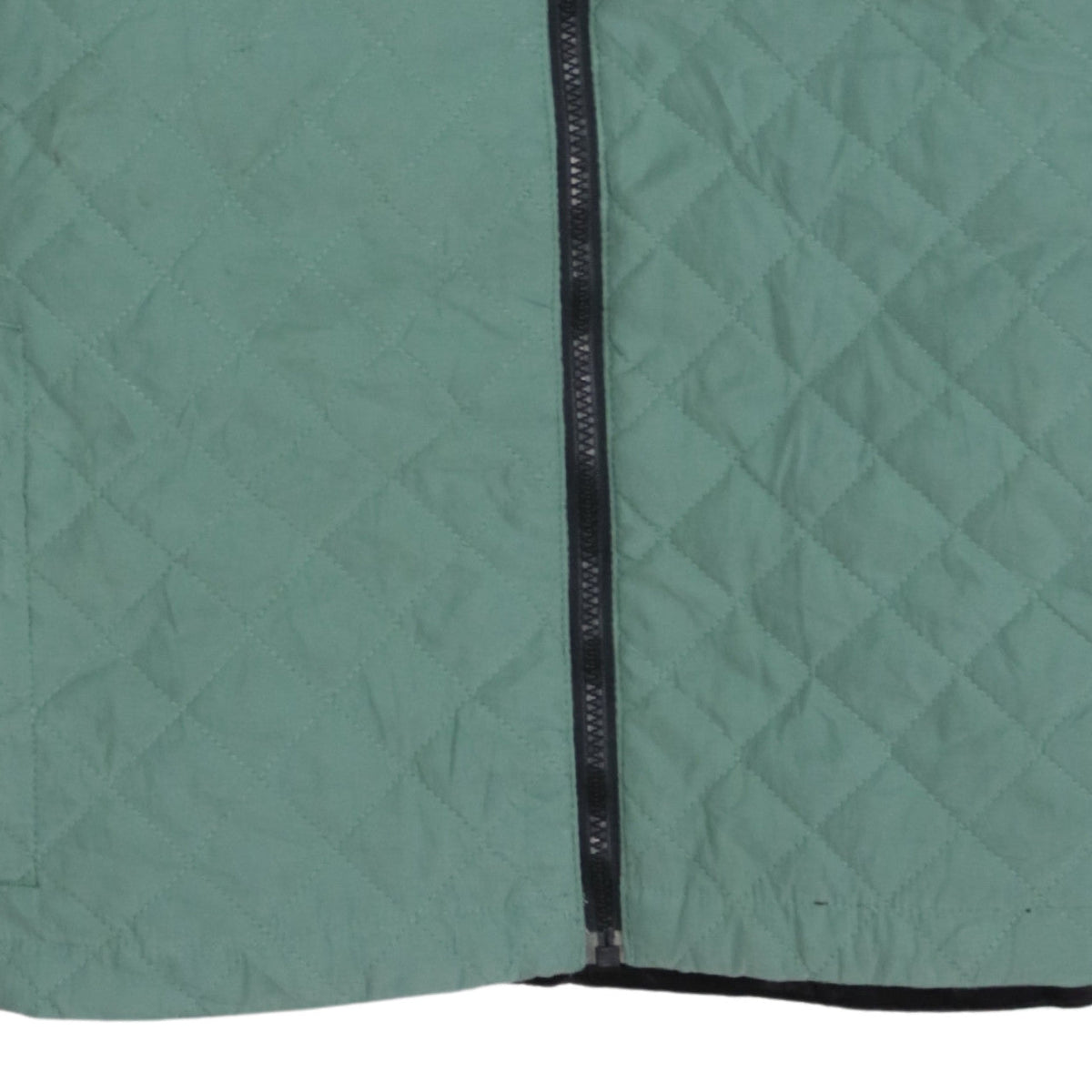 Columbia Women's Green Quilted Full Zip Mid-Length Jacket XL