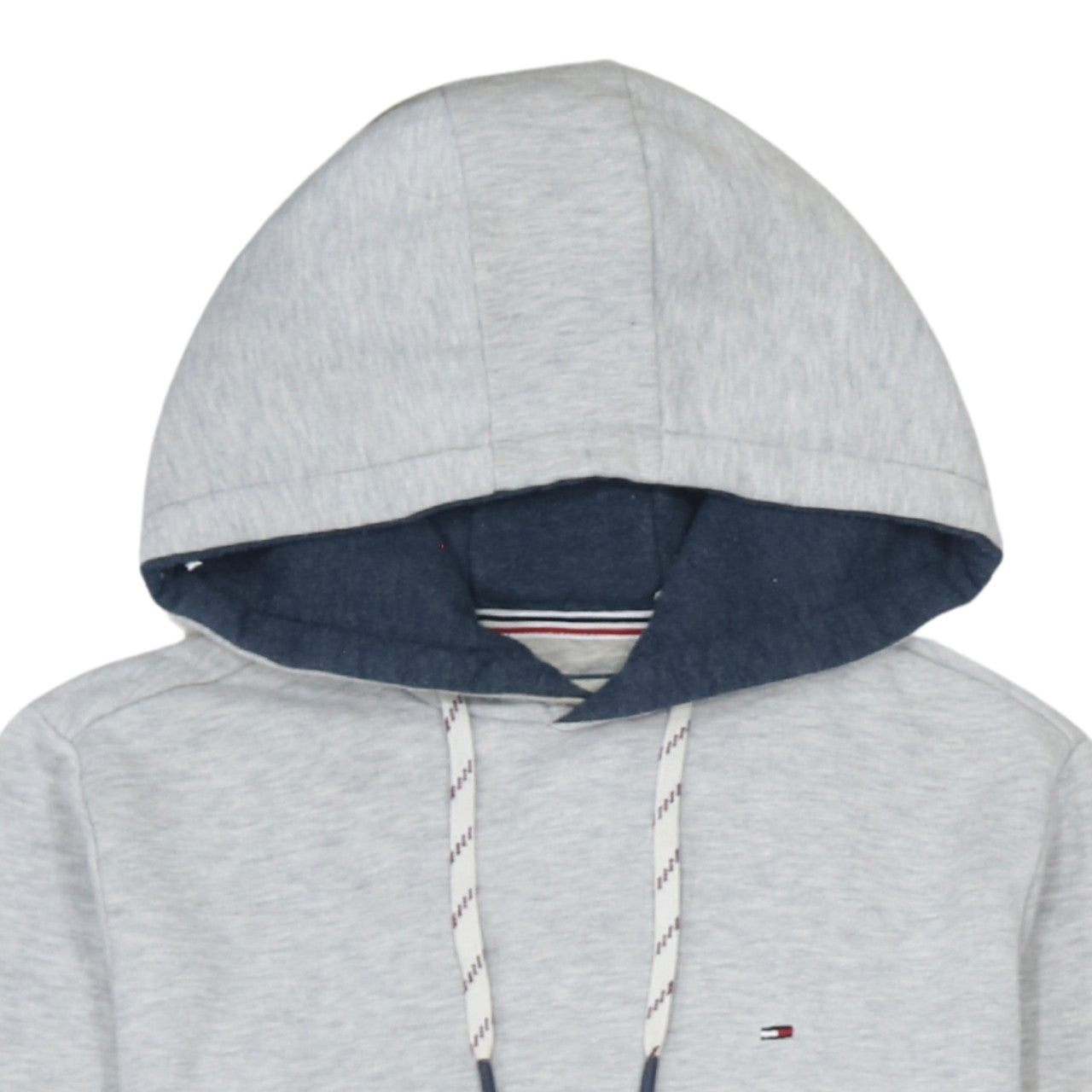 Tommy Hilfiger Men’s Grey Pullover Hoodie Size S Cotton Blend