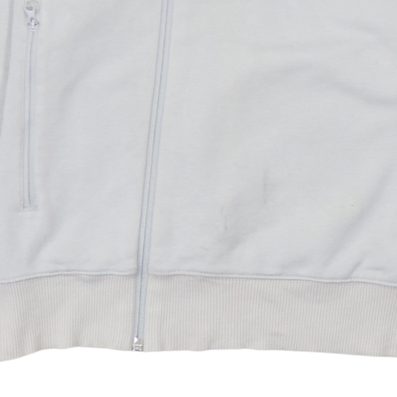 Puma Men's White Full Zip Hoodie Size S Sports Logo Sweatshirt