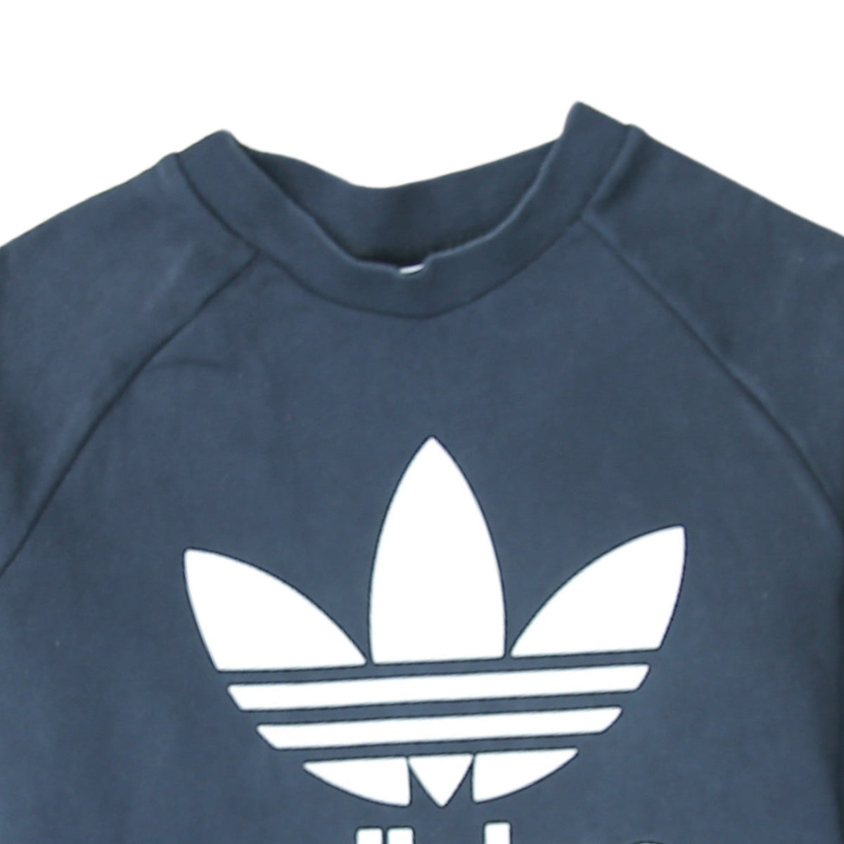 Adidas Women’s Blue Logo Crew Neck Pullover Sweatshirt Size 14
