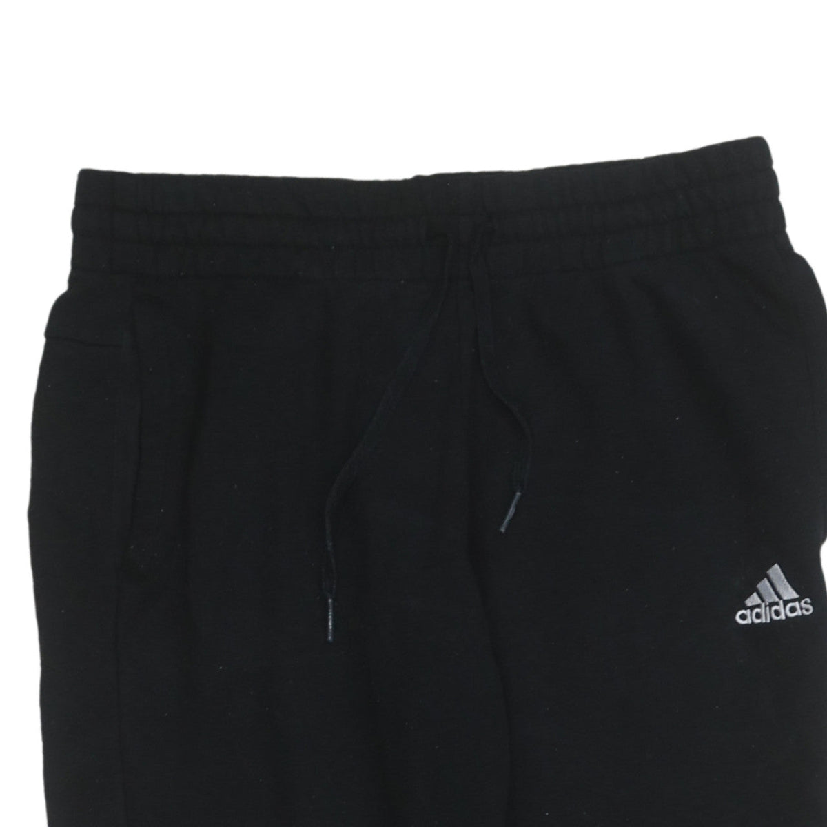 adidas Womens Black Jogger Sweatpants S Regular Fit Fleece Activewear