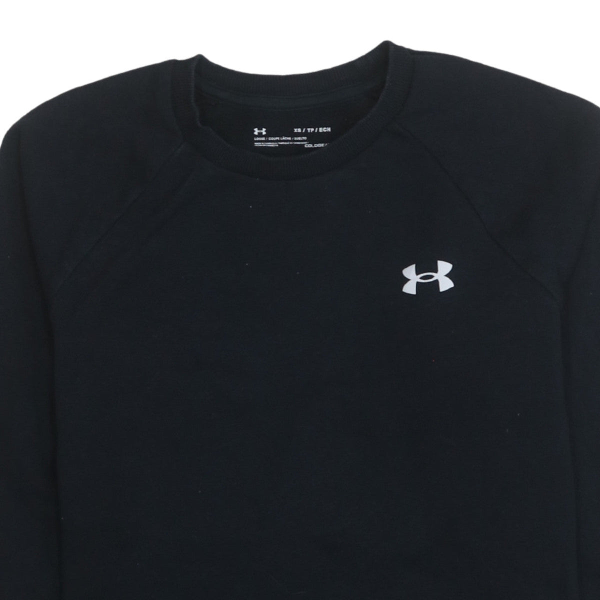 Under Armour Men's Black XS Pullover Crew Neck Sweatshirt