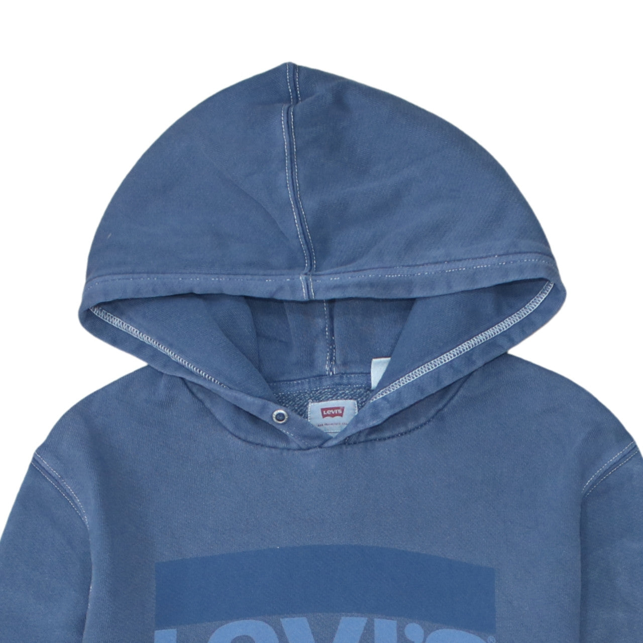 Levi's Men's Blue Pullover Hoodie M Classic Logo Sweatshirt