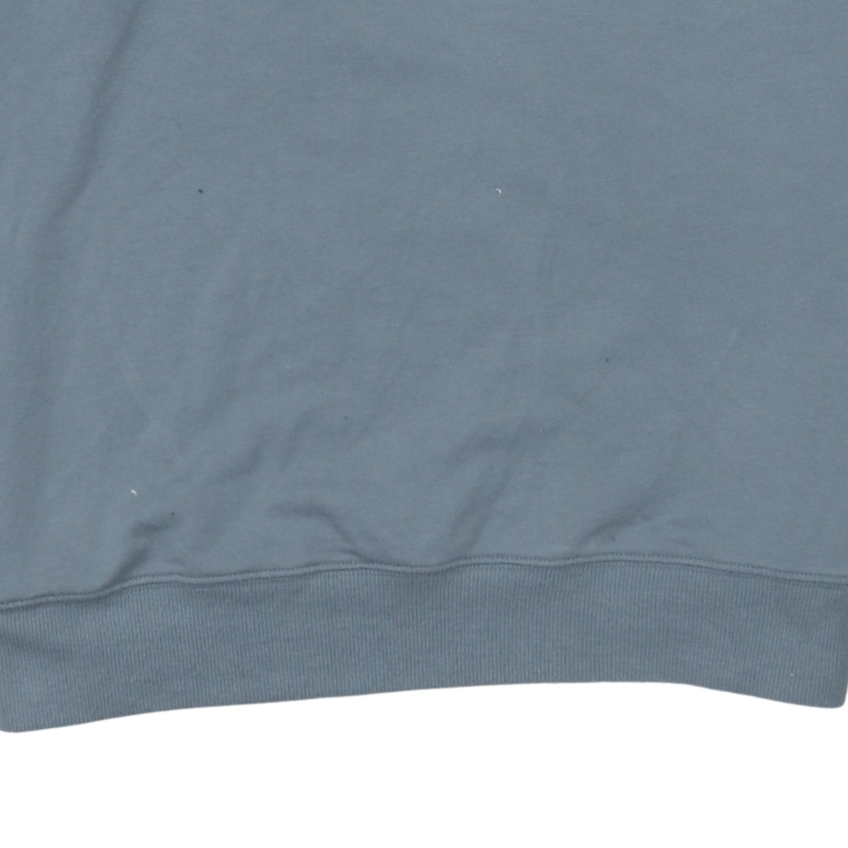 Calvin Klein Men's Blue Logo Crew Neck Cotton Sweatshirt L
