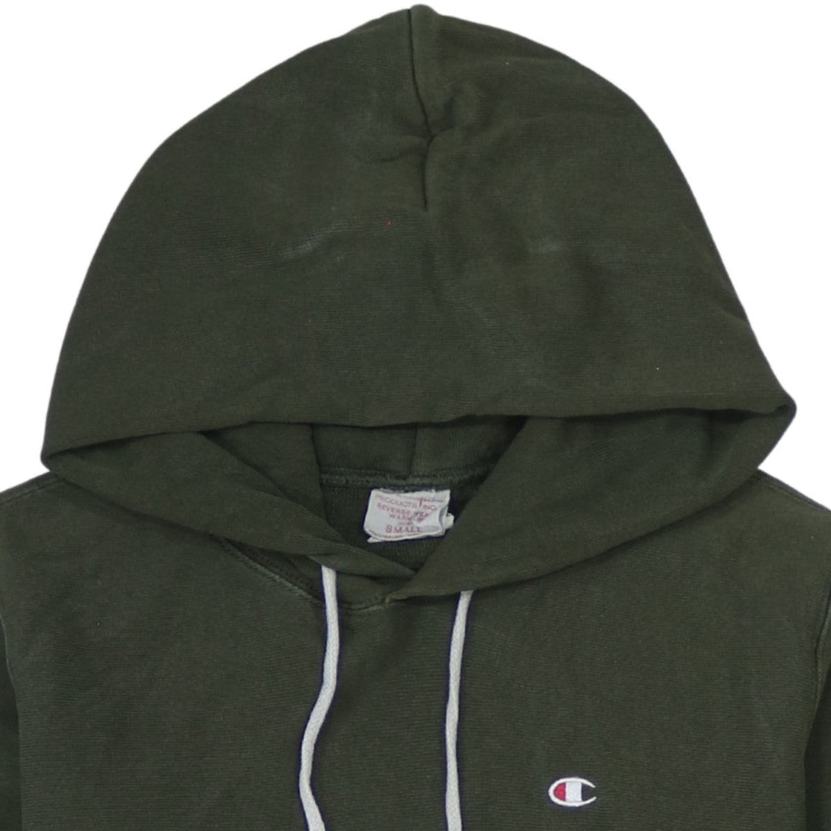 Champion Men's Green Small Pullover Hoodie Sweatshirt