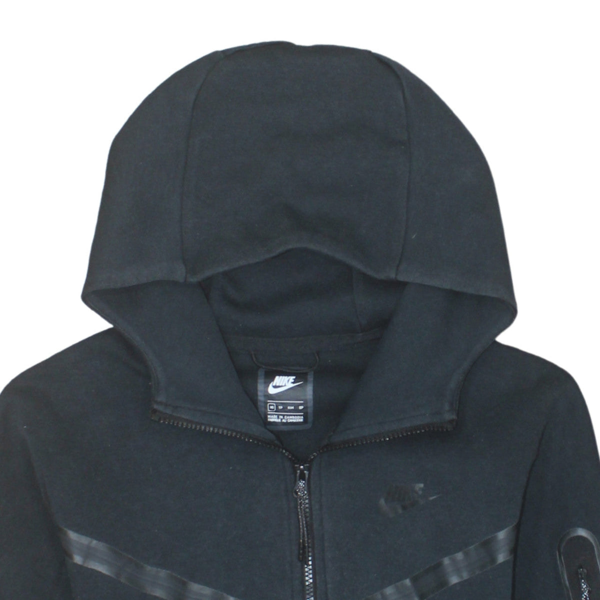 Nike Men’s Black Full Zip Fleece Hoodie XS