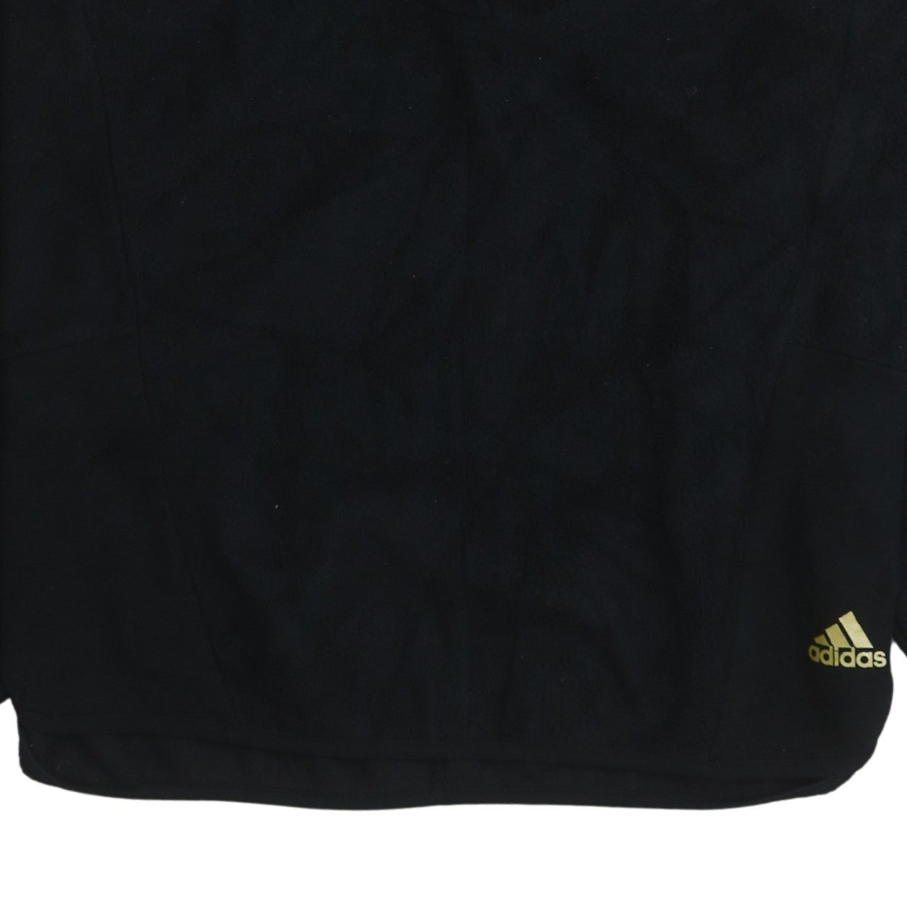 Adidas Women’s Black Fleece Pullover Hoodie Size M Logo Detail